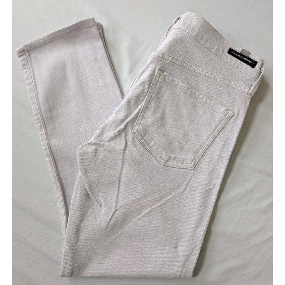 Citizens of Humanity Elsa Mid Rise Slim Fit Crop Jeans Womens 27 Thistle